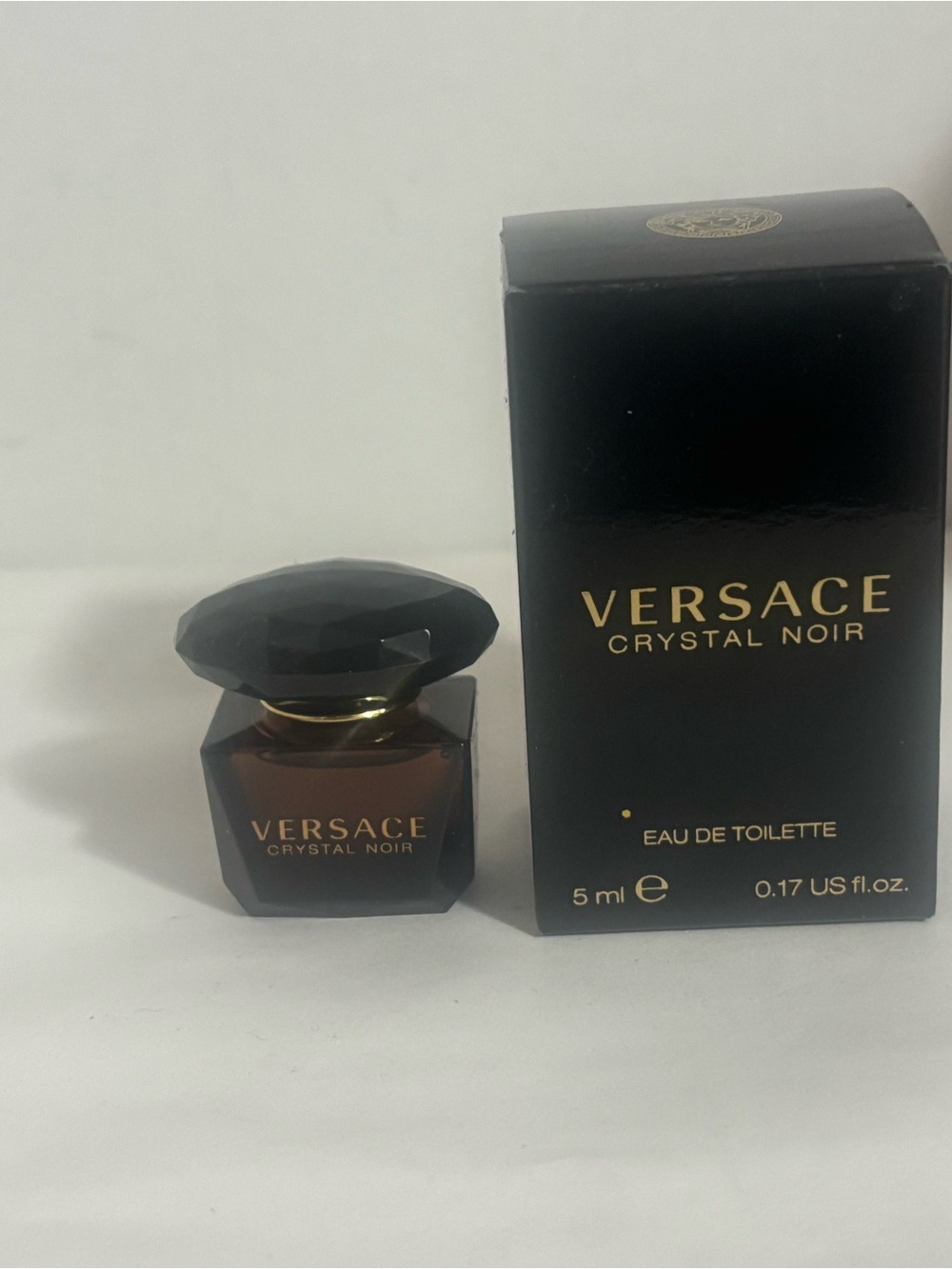 Versace Crystal Noir Miniature in Black and Amber